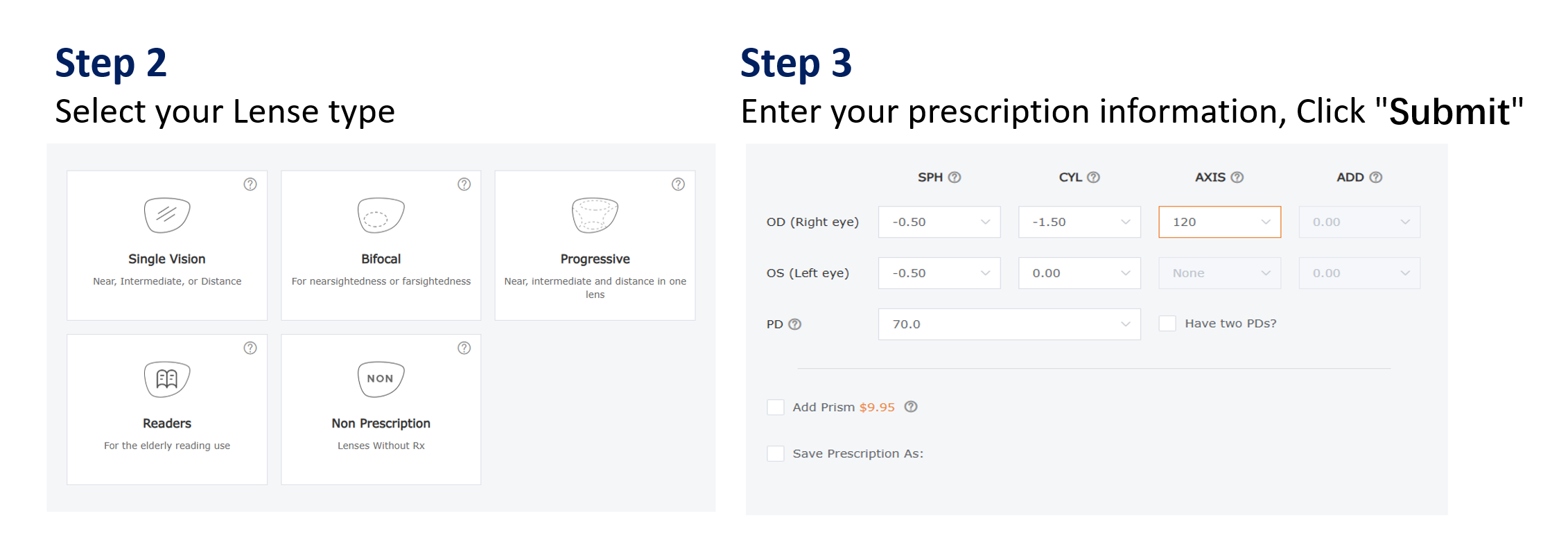 How to Order Glasses Online Banner 2